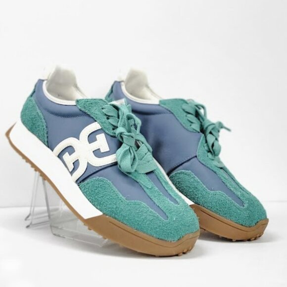 Sam Edelman Shoes - SAM EDELMAN Langley 3 Sneakers Green Blue Suede Leather Women’s 9.5 NWOB